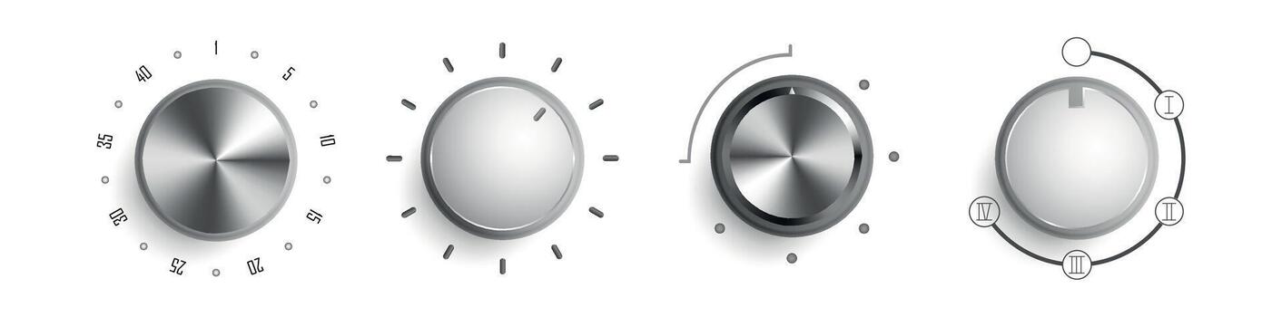 grande volumen perillas conjunto vector