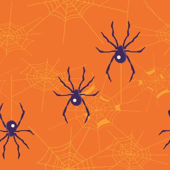sin costura araña modelo vector