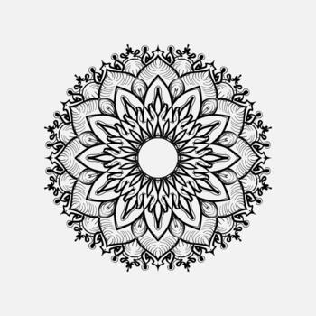 Circular pattern design vector