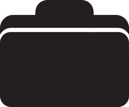 Solid Archive Folder Icon vector