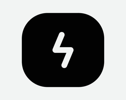 Electric Solid Icon vector
