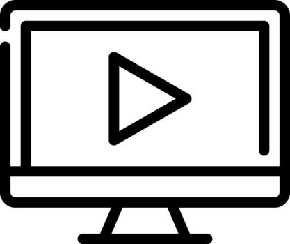tutorial line icon vector