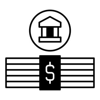 Note Stack Dualtone Icon vector