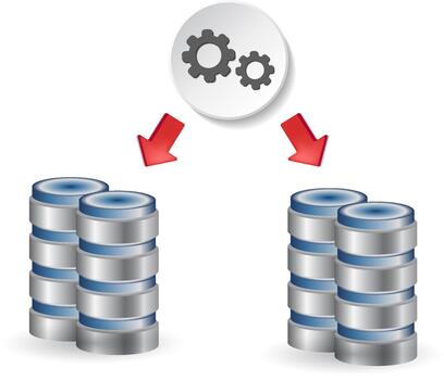 Data Integration Icon vector