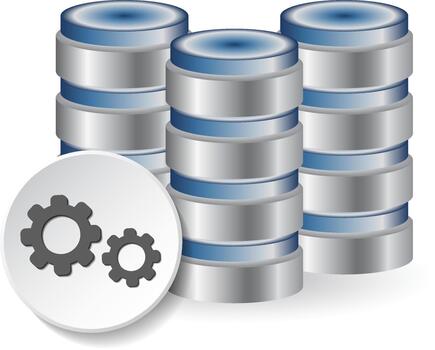 Database Optimization Icon vector