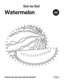 Easy dot watermelon vector