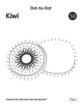 Easy dot kiwi vector