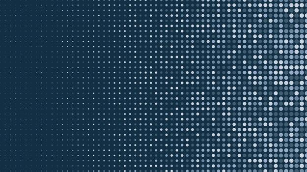 trama de semitonos punto degradado modelo para digital antecedentes vector