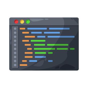 Code Window Illustration vector