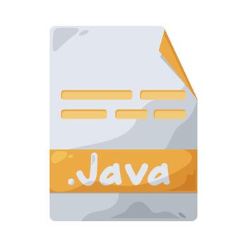 Java File Illustration vector