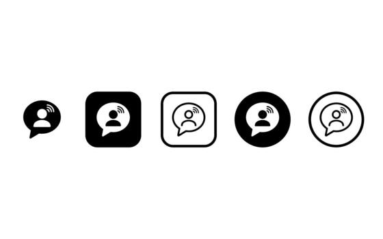 Chatbot Set, Modern Communication Digital Interface Elements vector