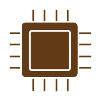 UPC pastilla procesador computadora hardware tecnología icono vector