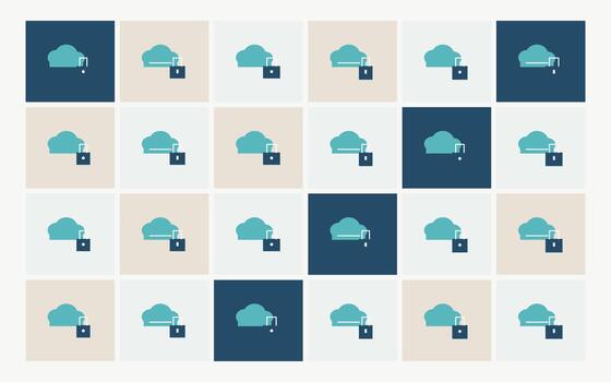 Cloud Security Collection vector