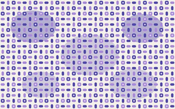Rounded Block Tessellation Pattern vector