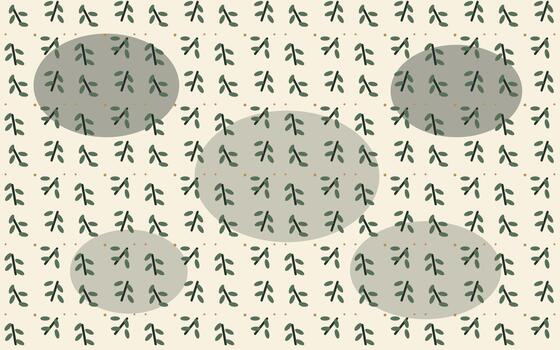 Botanical Sprig Surface Pattern vector