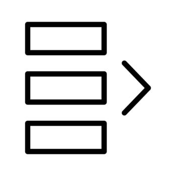 text indentation function vector
