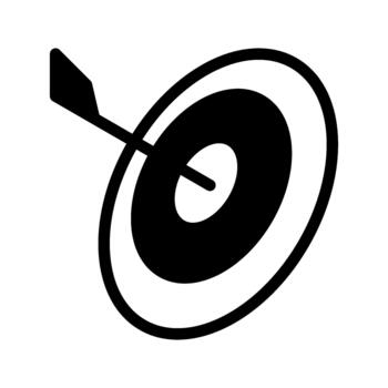 archery practice target vector