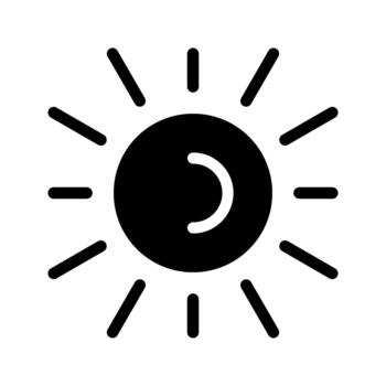 luz de sol energía fuente vector