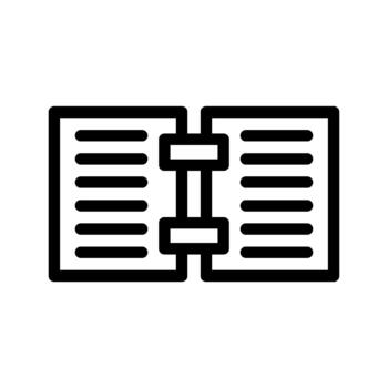 educational reference book vector
