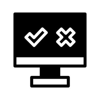 desktop computing technology vector