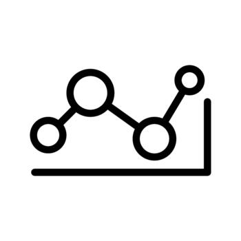 graph data visualization vector