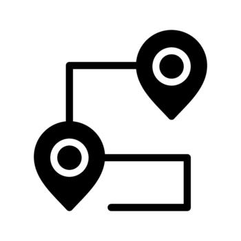 route navigation path vector