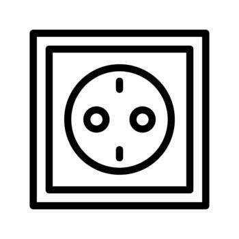 socket electrical connection vector