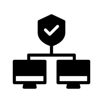 network connected devices vector
