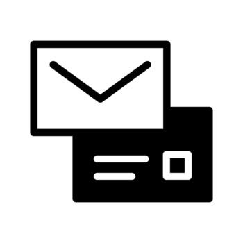 envelope document packaging vector