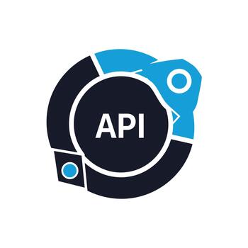 Application programming interface concept icon vector