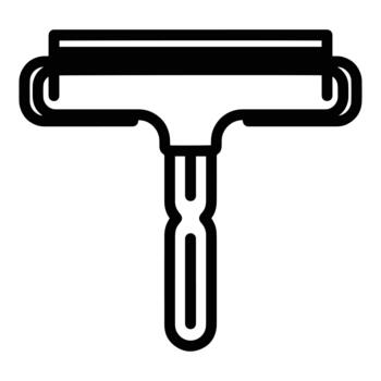 Window squeegee tool icon vector