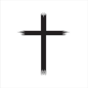 gradient tip cross vector