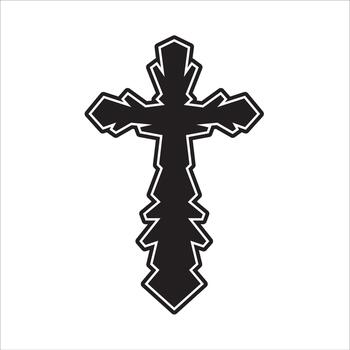 tree root cross vector