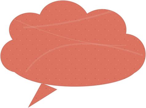 Speech bubble thought cloud icon vector