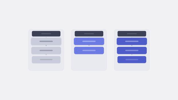 Vertical Task Completion Progress Flowchart video