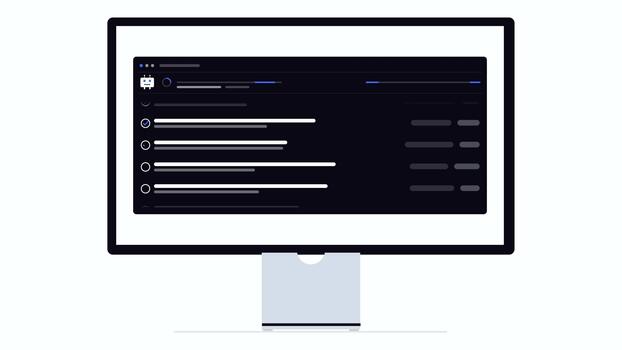 cli codage agent tâche plan, bleu liste de contrôle animation, développeur Logiciel interface, programmation tâche traqueur, nettoyer technologie infographies, numérique flux de travail liste video