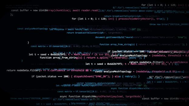 programmazione fonte codice ruscello informatica Software sfondo video