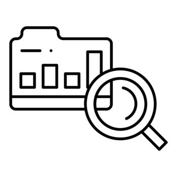 Data Pattern Line Icon vector