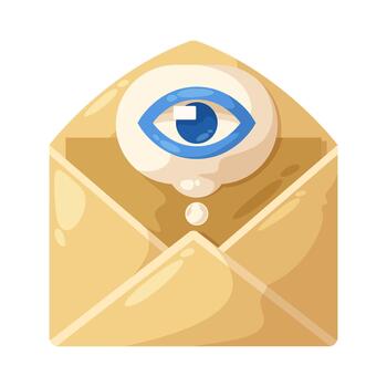leer mensaje o abrió mensaje vector