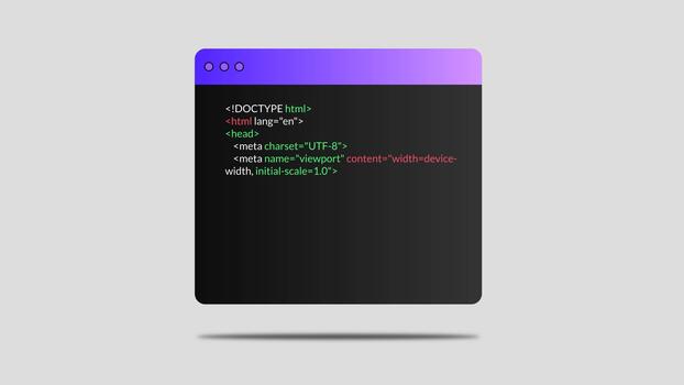 html och css koda skriver inuti modern koda redaktör fönster för webb utveckling och programmering begrepp video