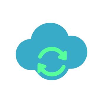 continuo nube datos sincronización y actualizar vector