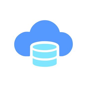 Big Data Cloud Database Storage System vector