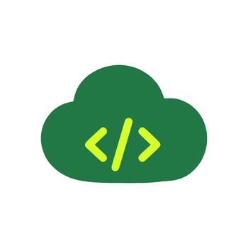 Cloud Software Programming And Code Development vector