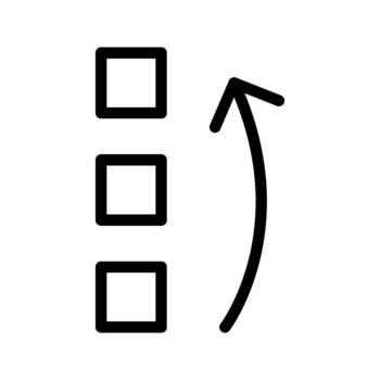 scroll horizontal interface movement vector
