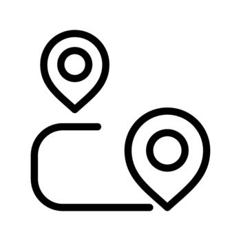 map navigation guide vector