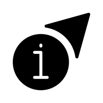 cursor información puntero herramienta vector