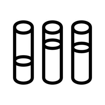 bar chart statistical comparison vector