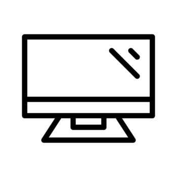 monitor computer display vector