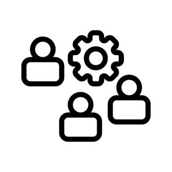 trabajo en equipo colaborativo trabajo vector