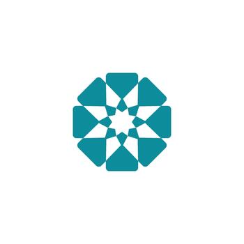islamic pattern logo vector